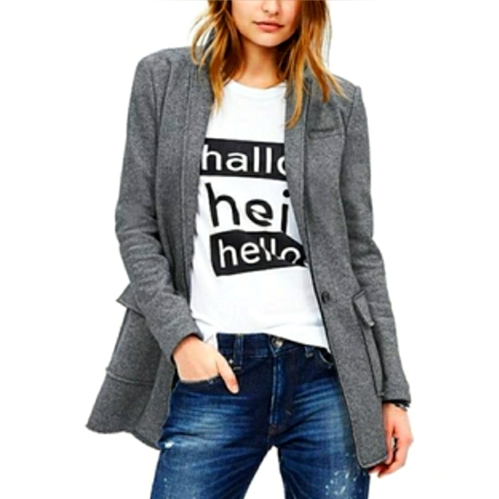 Banana Republic Textured Boyfriend Blazer